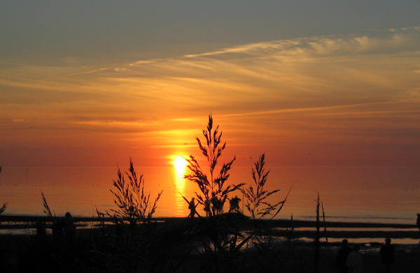 Abend am Sahlenburger Strand