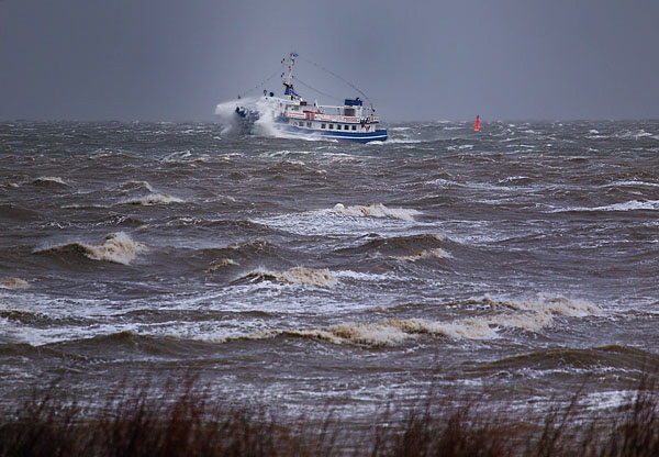 Jan Cux vor Dser Strand
