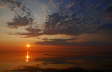 Sonnenuntagang im Dser Watt