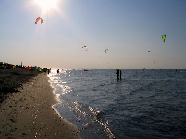 Dser Strand am Abend