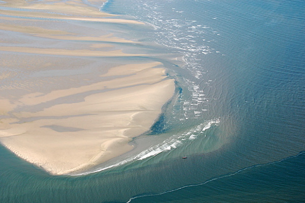 Luftaufnahme der Snde vor Cuxhaven