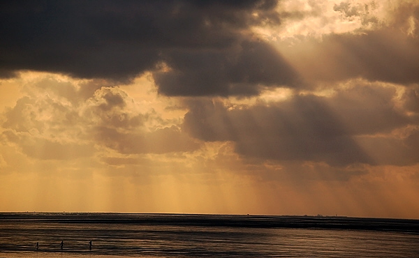 Wolken im Watt