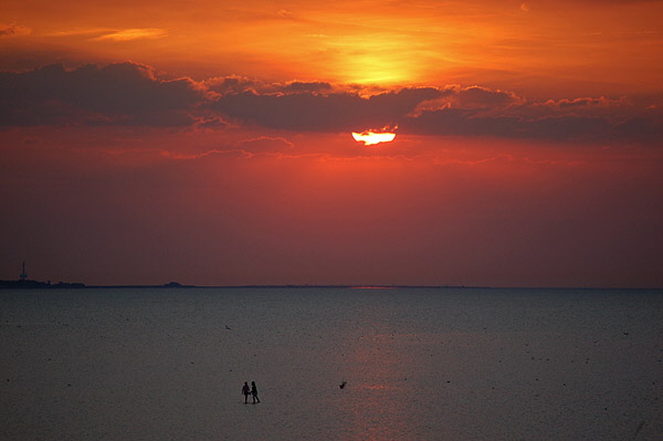 Abends am Strand